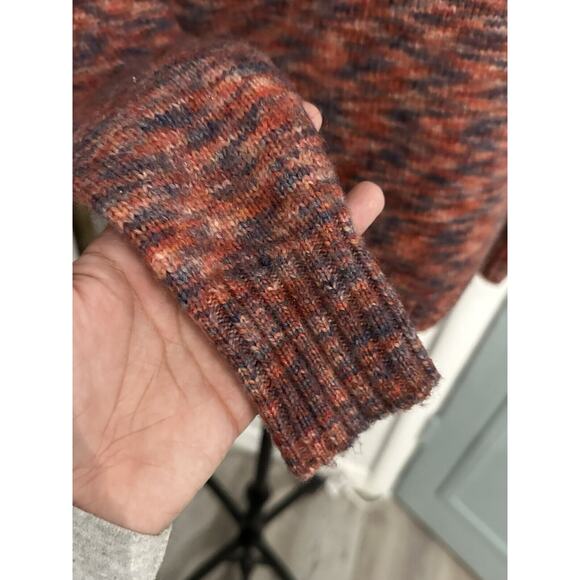 Madewell Space Dye Birchmont Side Button Pullover Sweater XXS - Picture 5 of 11